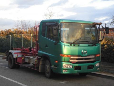 中古トラック 中型コンテナ車 H23年式 脱着式コンテナ専用車 大隅自動車商会